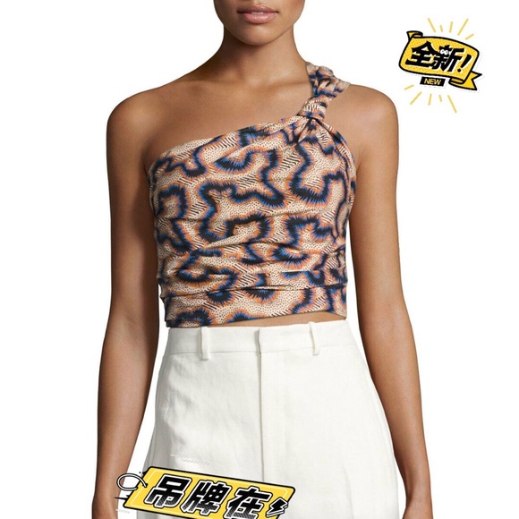 Isabel marant Lilia one shoulder crop top - Picture 1 of 7